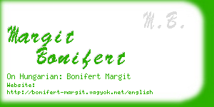 margit bonifert business card
